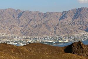 Jordan on the opposite side of the Red Sea. photo