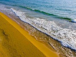 perfect beach and peaceful view of the sea photo