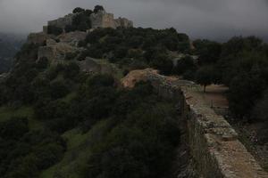 fortaleza de nimrod en los altos del golán foto