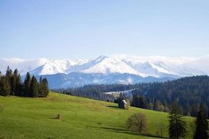 Beautiful view of the mountain landscape, Tatra National Park, Poland. High Tatras, Carpathians photo