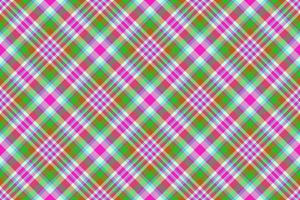 Pattern tartan texture. Textile fabric check. Plaid background seamless vector. vector