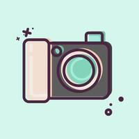 Icon Digital Camera. related to Photography symbol. MBE style. simple design editable. simple illustration vector