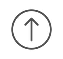 Arrow and navigation icon outline and linear vector. vector