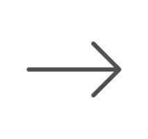 Arrow and navigation icon outline and linear vector. vector