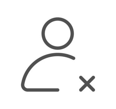 contorno de icono relacionado con la interfaz y vector lineal.