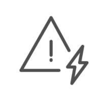 Energy related icon outline and linear vector. vector