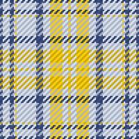 Seamless pattern of scottish tartan plaid. Repeatable background with check fabric texture. Vector backdrop striped textile print.