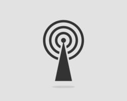 Free wi fi icon. Connection zone wifi vector symbol. Radio waves signal.