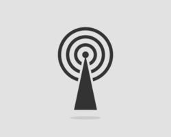 Free wi fi icon. Connection zone wifi vector symbol. Radio waves signal.