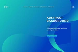 Blue Abstract fluid wave. modern background with gradient 3d flow shapes. Innovation background design for cover, website landing page, mobile app vector