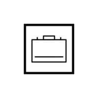 Suitcase icon vector design