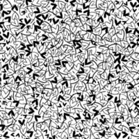 Seamless monochrome pattern with small hearts. Vector repeating texture. Repeatable backdrop with hand drawn black tiny hearts.