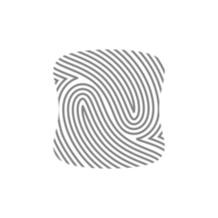 estetico impronta digitale rustico biologico blob forma collezione png