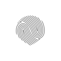 estetico impronta digitale rustico biologico blob forma collezione png