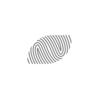 estetico impronta digitale rustico biologico blob forma collezione png