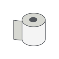 rolo de papel higiênico conjunto de coleção de ícones de banheiro cativante png