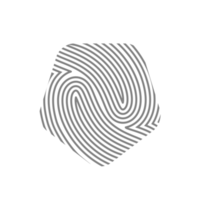 estetico impronta digitale rustico biologico blob forma collezione png