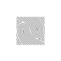 estetico impronta digitale rustico biologico blob forma collezione png