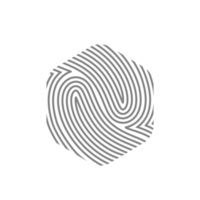 estetico impronta digitale rustico biologico blob forma collezione png