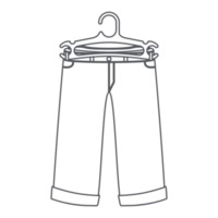 Jeans Clothesline Line Clothing Collection Set png