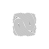 estetico impronta digitale rustico biologico blob forma collezione png