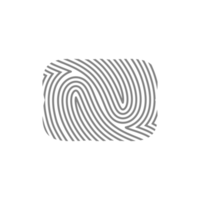 estetico impronta digitale rustico biologico blob forma collezione png