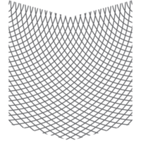 ästhetische klassische Doppellinien-Grundform png