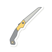 ijzer hamer bouw gereedschap uitrusting apparaat icoon reeks verzameling sticker png