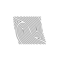 estetico impronta digitale rustico biologico blob forma collezione png