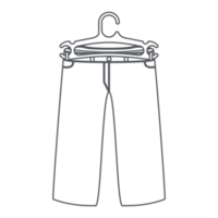 Jeans Clothesline Line Clothing Collection Set png