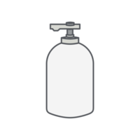 liquido sapone bagno icona collezione impostato classico png