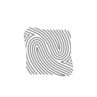 estetico impronta digitale rustico biologico blob forma collezione png