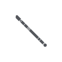 verre ou acrylique outil de coupe outils de construction équipement dispositif icône ensemble collection noir solide png