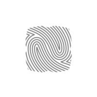 estetico impronta digitale rustico biologico blob forma collezione png