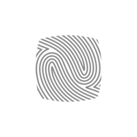 estetico impronta digitale rustico biologico blob forma collezione png