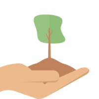 dar a mano plantar árboles actividades para la protección del medio ambiente png