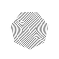 estetico impronta digitale rustico biologico blob forma collezione png