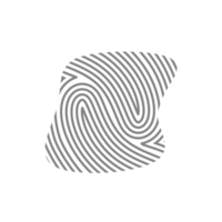 Aesthetic Fingerprint Rustic Organic Blobs Shape Collection png