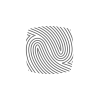 estetico impronta digitale rustico biologico blob forma collezione png