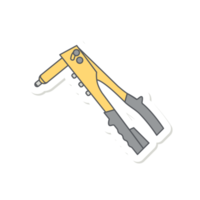 Box Miser Construction Tools Equipment Device Icon Set Collection Sticker png