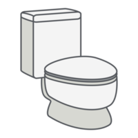ensemble de collection d'icônes de salle de bain siège de toilette captivant png