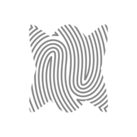 Aesthetic Fingerprint Rustic Organic Blobs Shape Collection png