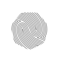 estetico impronta digitale rustico biologico blob forma collezione png