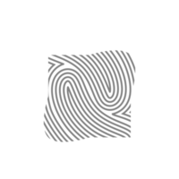 estetico impronta digitale rustico biologico blob forma collezione png