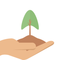 dar a mano plantar árboles actividades para la protección del medio ambiente png