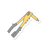Box Miser Construction Tools Equipment Device Icon Set Collection Sticker png