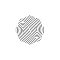 estetico impronta digitale rustico biologico blob forma collezione png