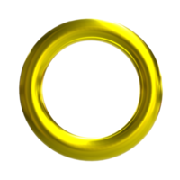 3D Rendering Of Ring Object png