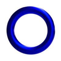 Representación 3d del objeto de anillo png