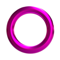 3D Rendering Of Ring Object png